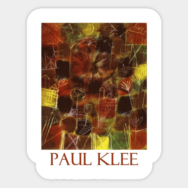 Cosmic Composition (1919) by Paul Klee Sticker by Naves